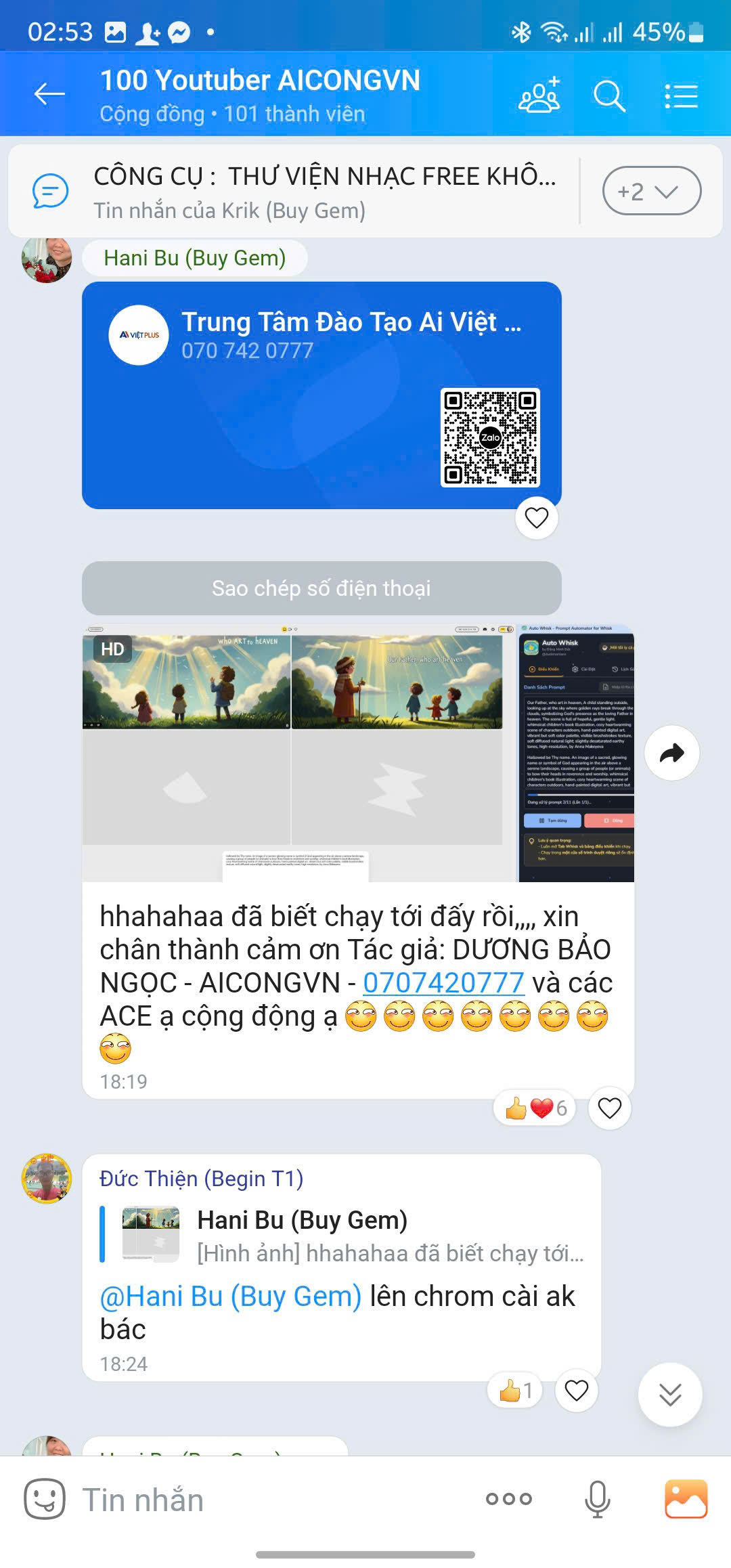 Feedback học viên 2